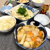 中華丼、水餃子